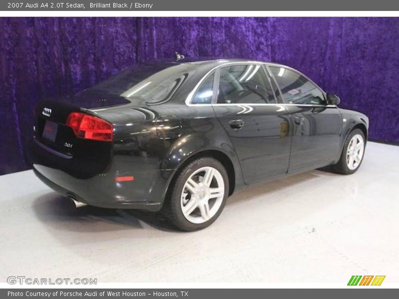 Brilliant Black / Ebony 2007 Audi A4 2.0T Sedan