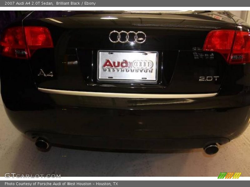Brilliant Black / Ebony 2007 Audi A4 2.0T Sedan