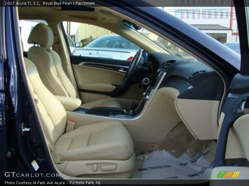 Royal Blue Pearl / Parchment 2007 Acura TL 3.2