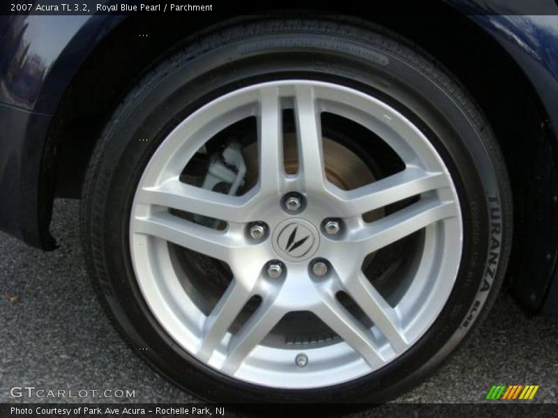 Royal Blue Pearl / Parchment 2007 Acura TL 3.2