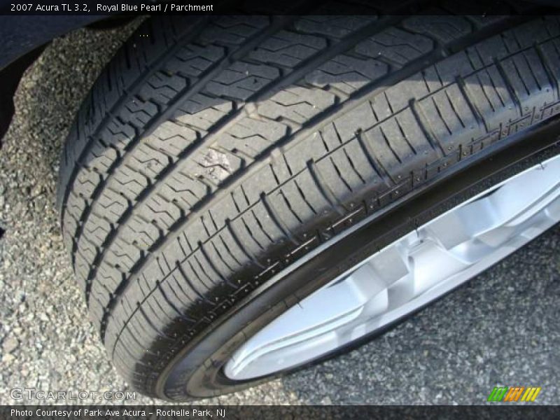 Royal Blue Pearl / Parchment 2007 Acura TL 3.2
