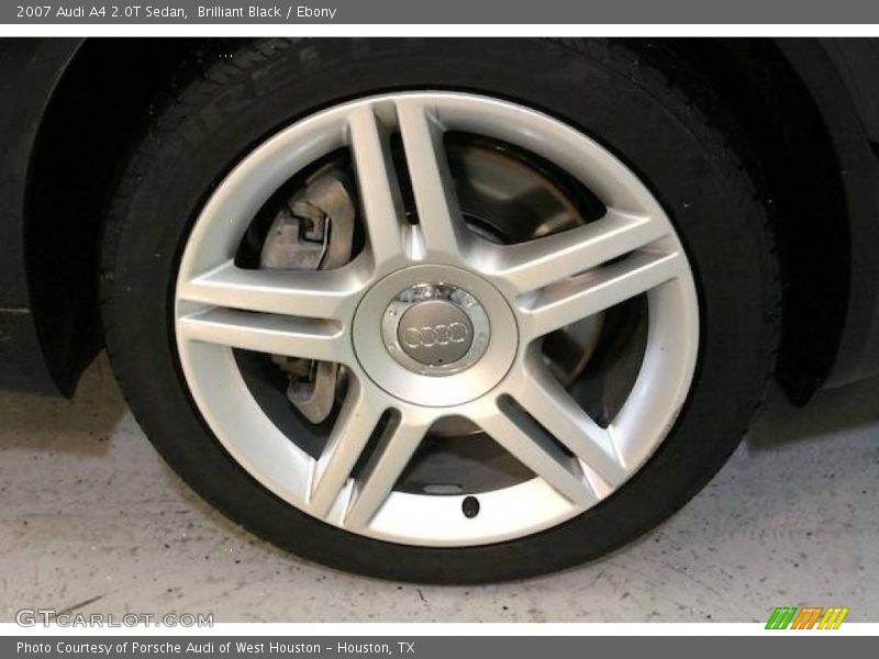 Brilliant Black / Ebony 2007 Audi A4 2.0T Sedan