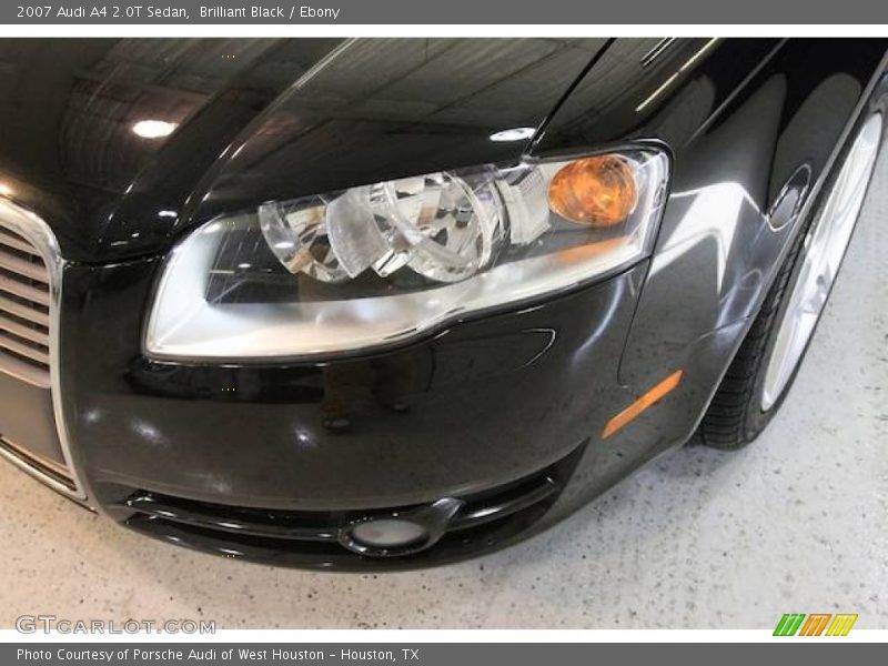Brilliant Black / Ebony 2007 Audi A4 2.0T Sedan