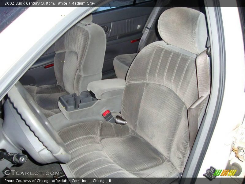White / Medium Gray 2002 Buick Century Custom