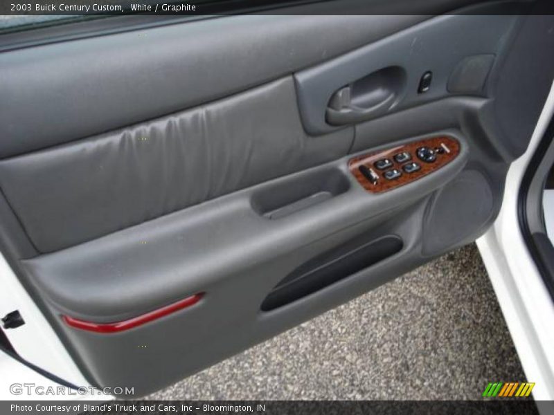White / Graphite 2003 Buick Century Custom