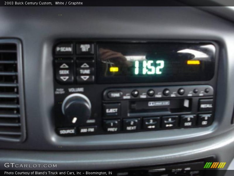 White / Graphite 2003 Buick Century Custom