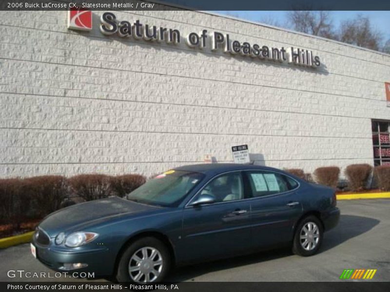 Slatestone Metallic / Gray 2006 Buick LaCrosse CX