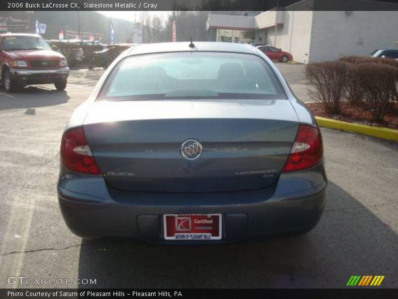 Slatestone Metallic / Gray 2006 Buick LaCrosse CX