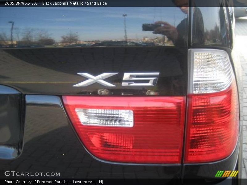 Black Sapphire Metallic / Sand Beige 2005 BMW X5 3.0i