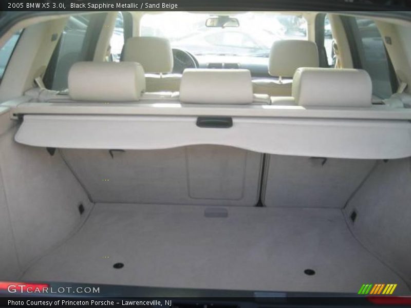 Black Sapphire Metallic / Sand Beige 2005 BMW X5 3.0i