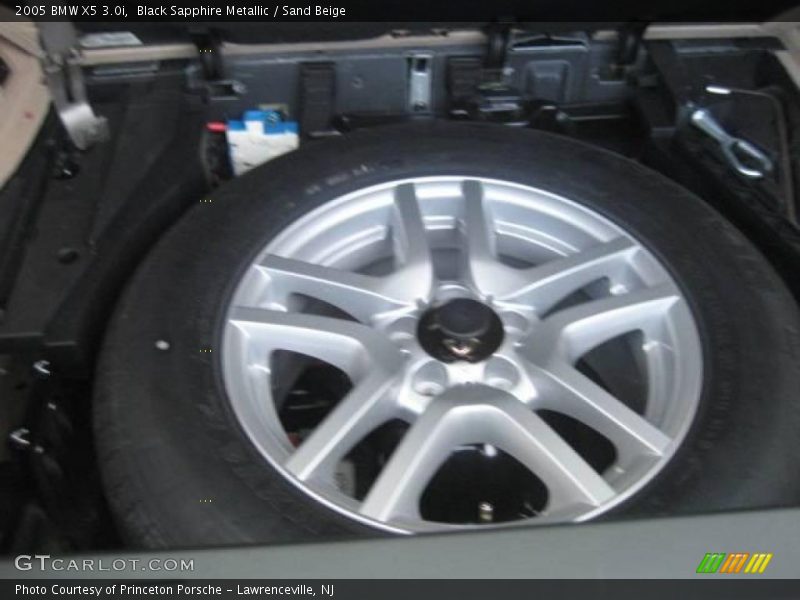 Black Sapphire Metallic / Sand Beige 2005 BMW X5 3.0i