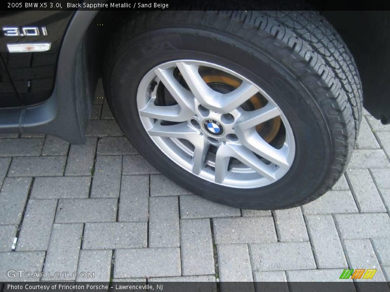 Black Sapphire Metallic / Sand Beige 2005 BMW X5 3.0i