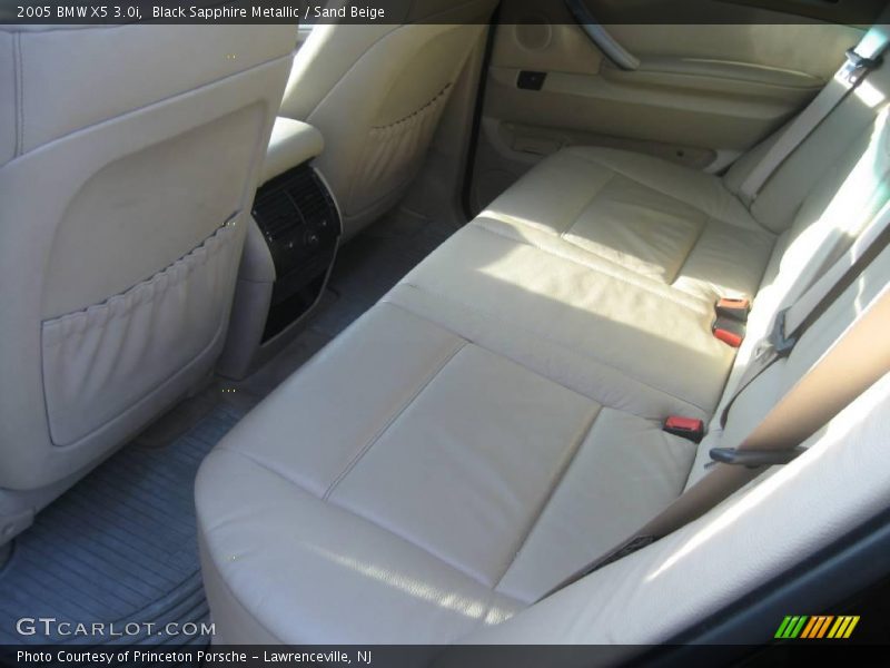 Black Sapphire Metallic / Sand Beige 2005 BMW X5 3.0i