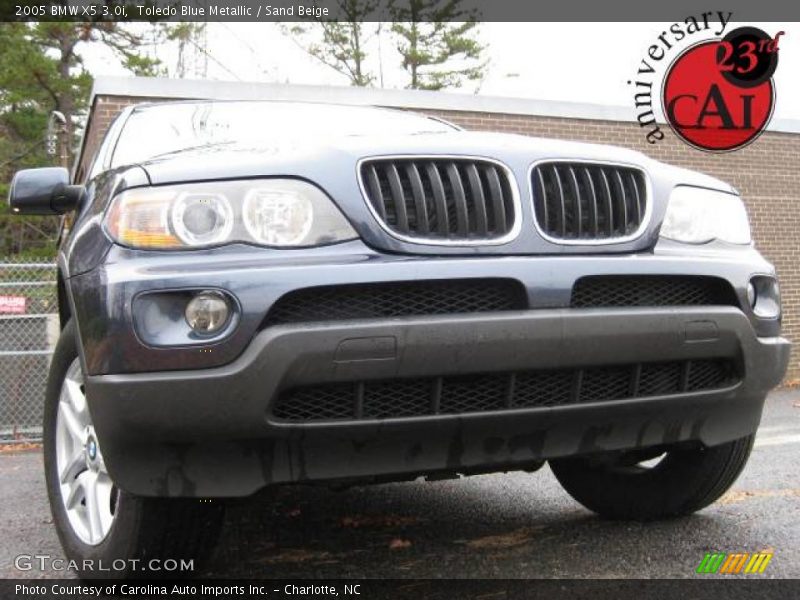 Toledo Blue Metallic / Sand Beige 2005 BMW X5 3.0i