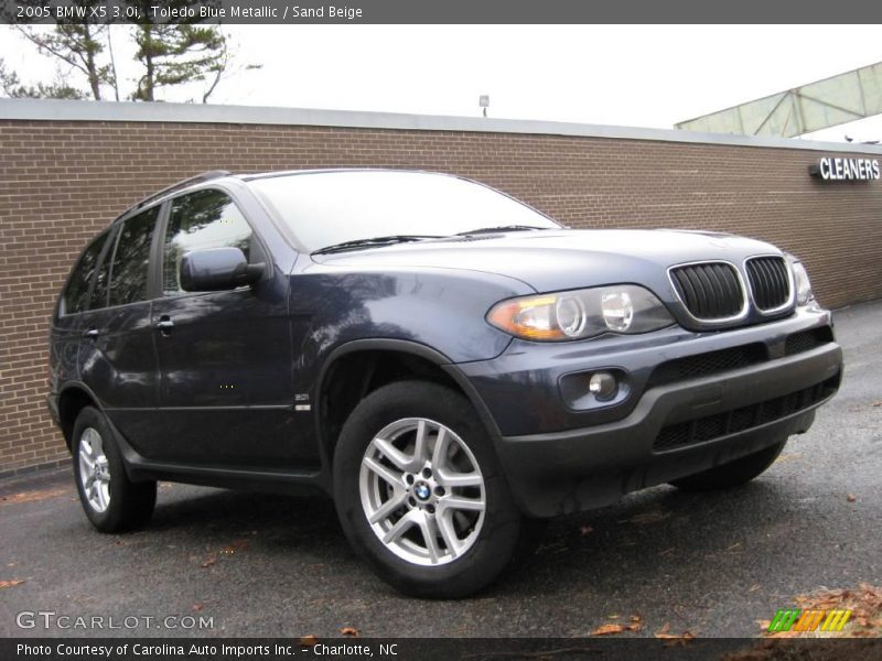 Toledo Blue Metallic / Sand Beige 2005 BMW X5 3.0i