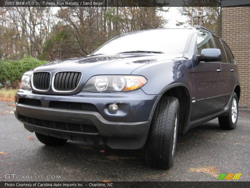 Toledo Blue Metallic / Sand Beige 2005 BMW X5 3.0i