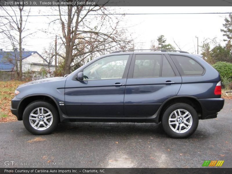 Toledo Blue Metallic / Sand Beige 2005 BMW X5 3.0i