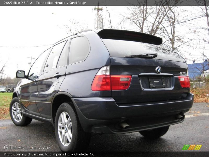 Toledo Blue Metallic / Sand Beige 2005 BMW X5 3.0i