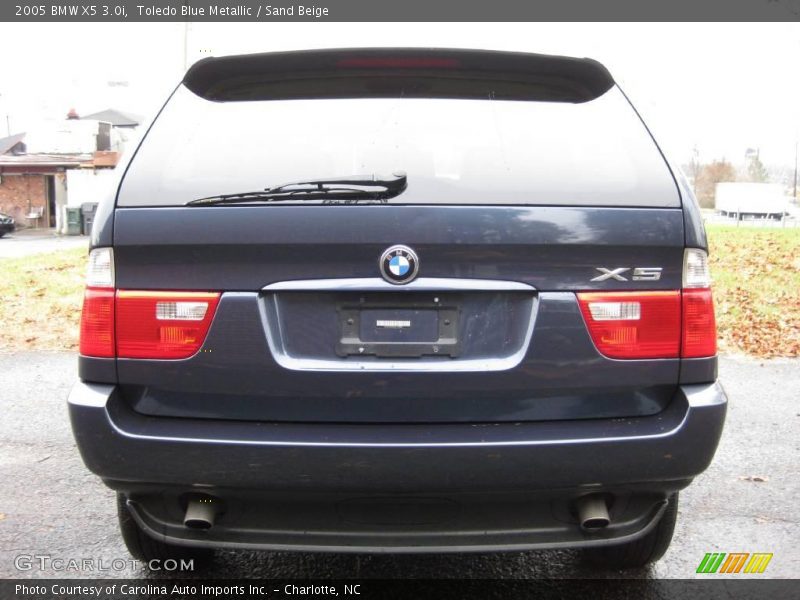 Toledo Blue Metallic / Sand Beige 2005 BMW X5 3.0i