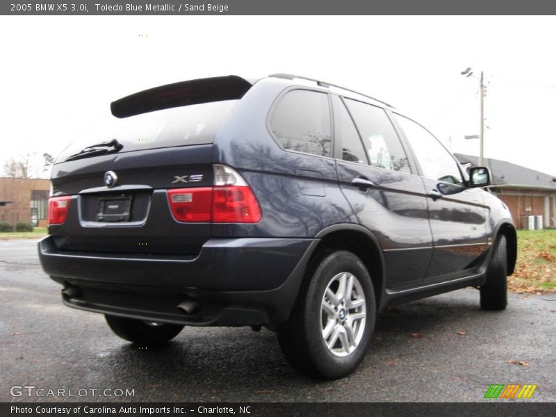 Toledo Blue Metallic / Sand Beige 2005 BMW X5 3.0i