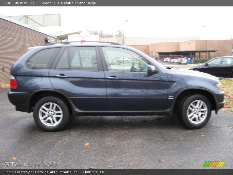 Toledo Blue Metallic / Sand Beige 2005 BMW X5 3.0i
