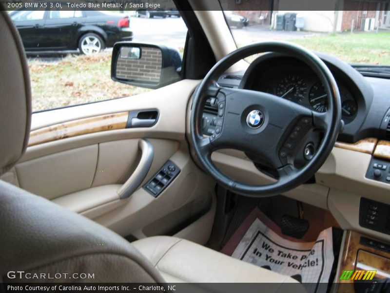 Toledo Blue Metallic / Sand Beige 2005 BMW X5 3.0i