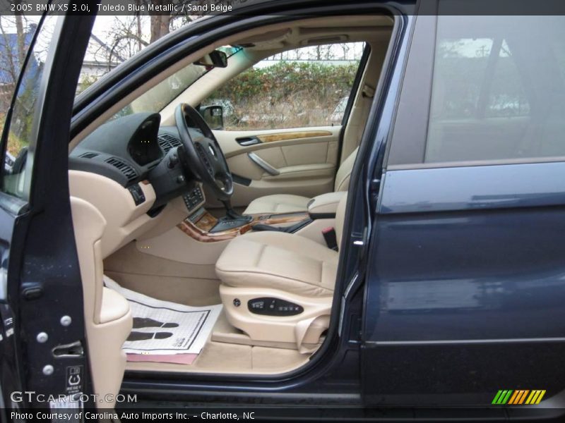Toledo Blue Metallic / Sand Beige 2005 BMW X5 3.0i