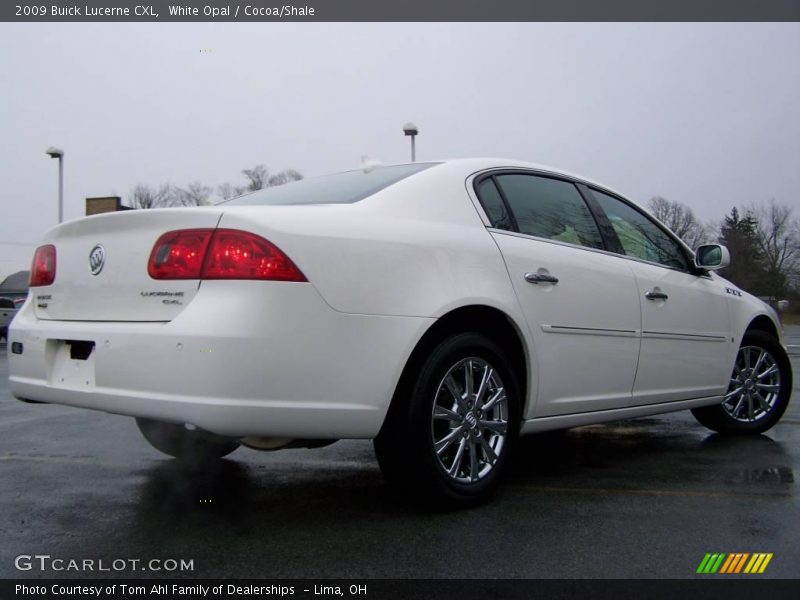 White Opal / Cocoa/Shale 2009 Buick Lucerne CXL