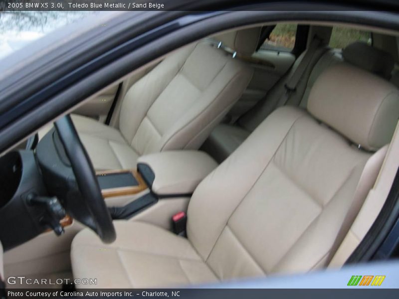 Toledo Blue Metallic / Sand Beige 2005 BMW X5 3.0i
