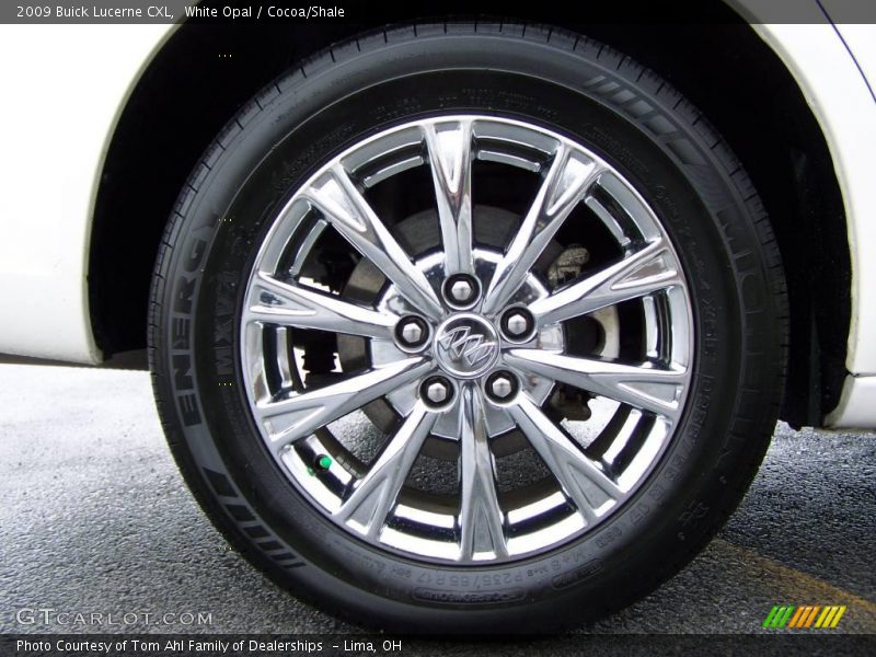 White Opal / Cocoa/Shale 2009 Buick Lucerne CXL