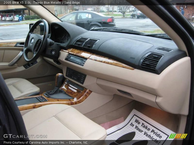 Toledo Blue Metallic / Sand Beige 2005 BMW X5 3.0i