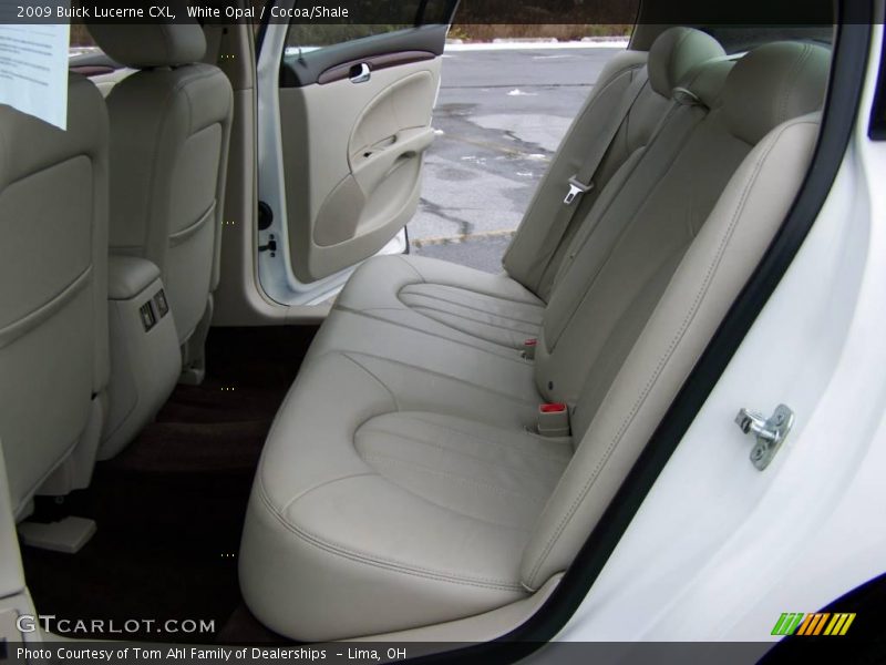 White Opal / Cocoa/Shale 2009 Buick Lucerne CXL