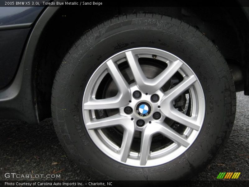 Toledo Blue Metallic / Sand Beige 2005 BMW X5 3.0i