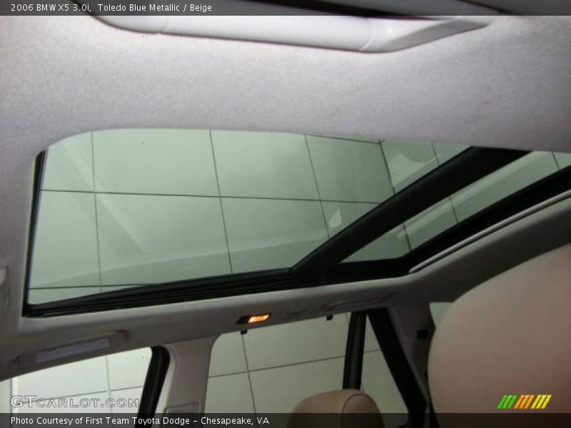 Toledo Blue Metallic / Beige 2006 BMW X5 3.0i