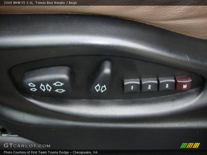 Toledo Blue Metallic / Beige 2006 BMW X5 3.0i