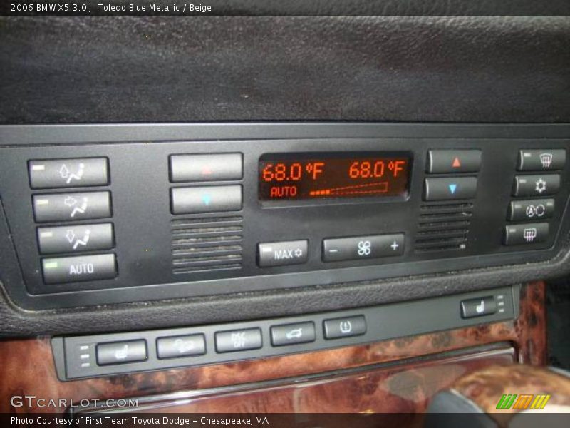 Toledo Blue Metallic / Beige 2006 BMW X5 3.0i