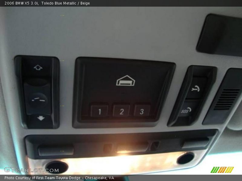 Toledo Blue Metallic / Beige 2006 BMW X5 3.0i