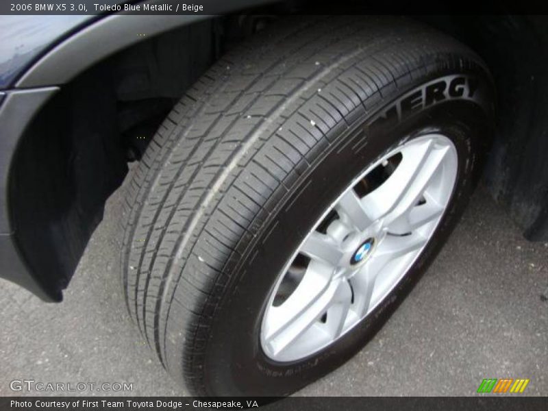Toledo Blue Metallic / Beige 2006 BMW X5 3.0i