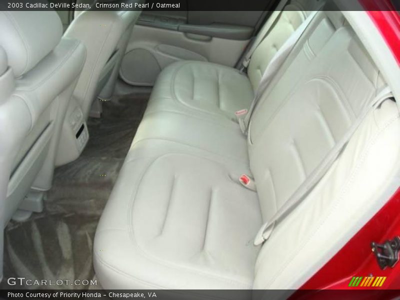 Crimson Red Pearl / Oatmeal 2003 Cadillac DeVille Sedan