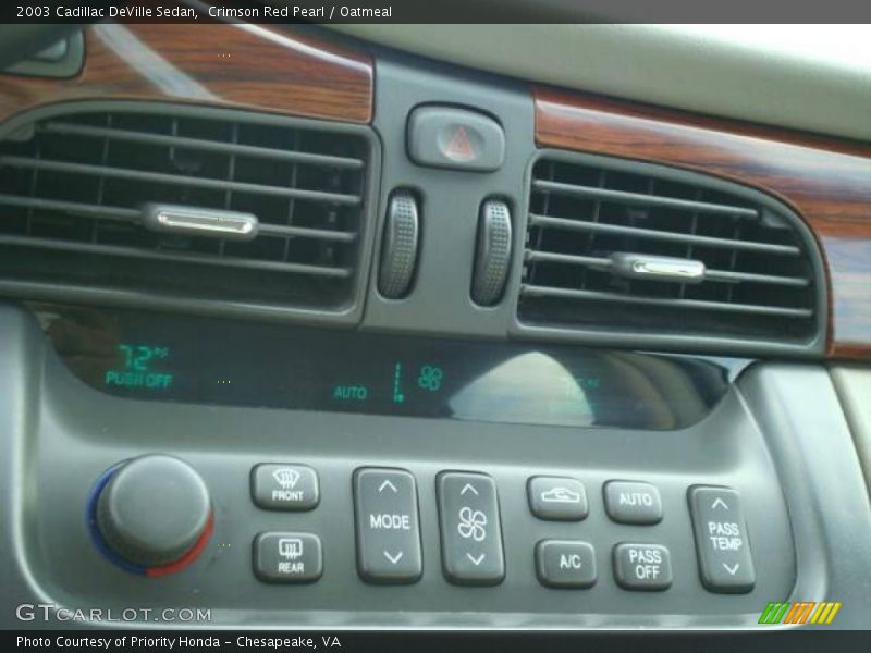 Crimson Red Pearl / Oatmeal 2003 Cadillac DeVille Sedan