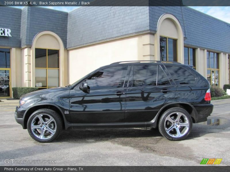 Black Sapphire Metallic / Black 2006 BMW X5 4.4i