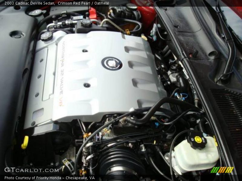 Crimson Red Pearl / Oatmeal 2003 Cadillac DeVille Sedan