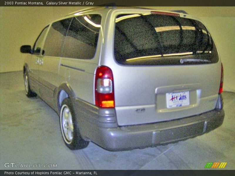 Galaxy Silver Metallic / Gray 2003 Pontiac Montana