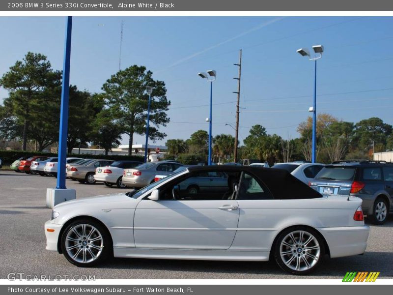 Alpine White / Black 2006 BMW 3 Series 330i Convertible