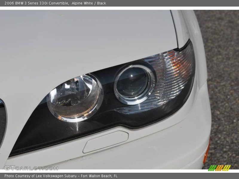 Alpine White / Black 2006 BMW 3 Series 330i Convertible