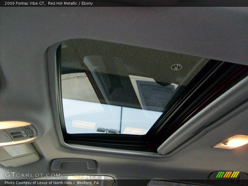 Red Hot Metallic / Ebony 2009 Pontiac Vibe GT
