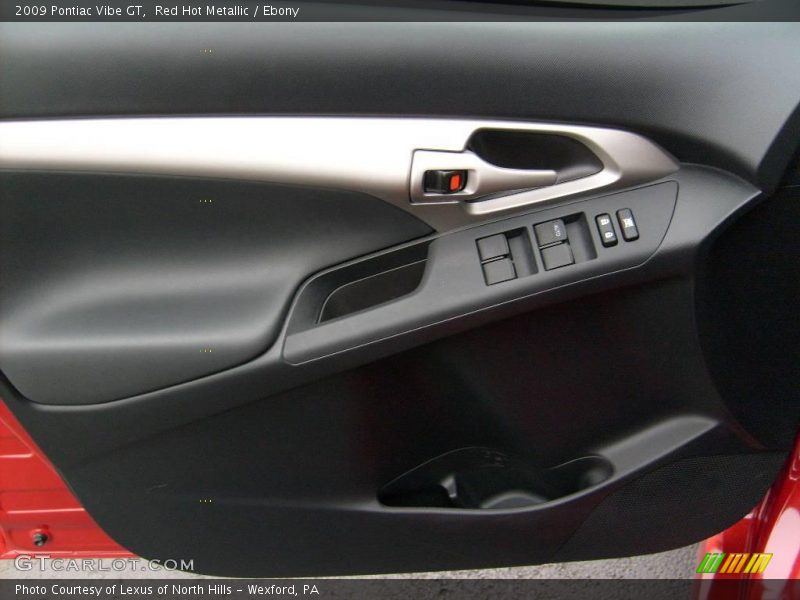 Red Hot Metallic / Ebony 2009 Pontiac Vibe GT