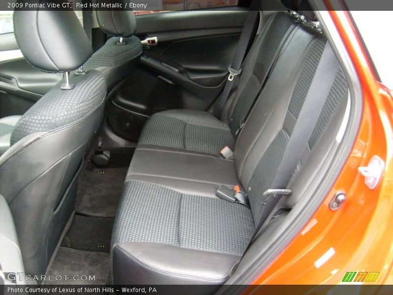 Red Hot Metallic / Ebony 2009 Pontiac Vibe GT