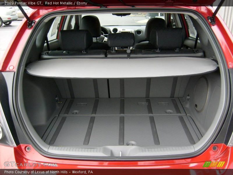 Red Hot Metallic / Ebony 2009 Pontiac Vibe GT