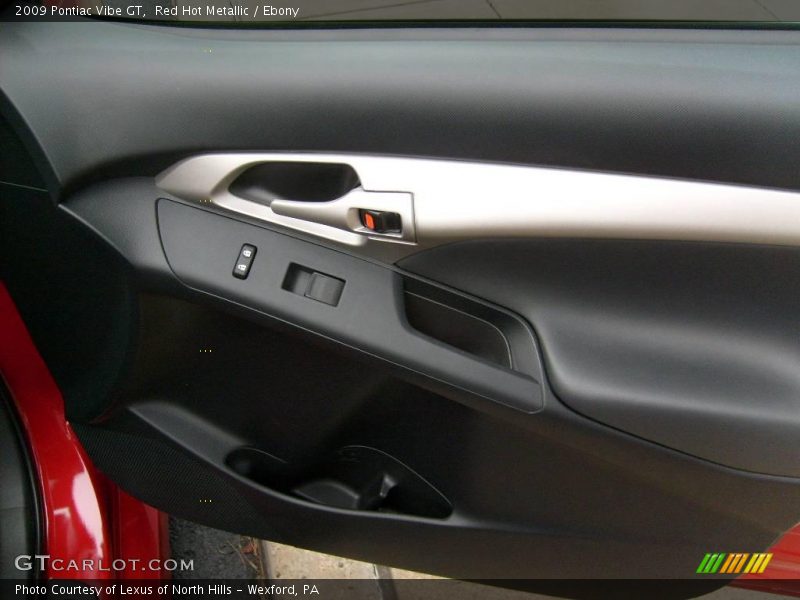 Red Hot Metallic / Ebony 2009 Pontiac Vibe GT